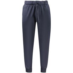 Superga Cotton Joggers Workout Pants Men Blue Bottoms